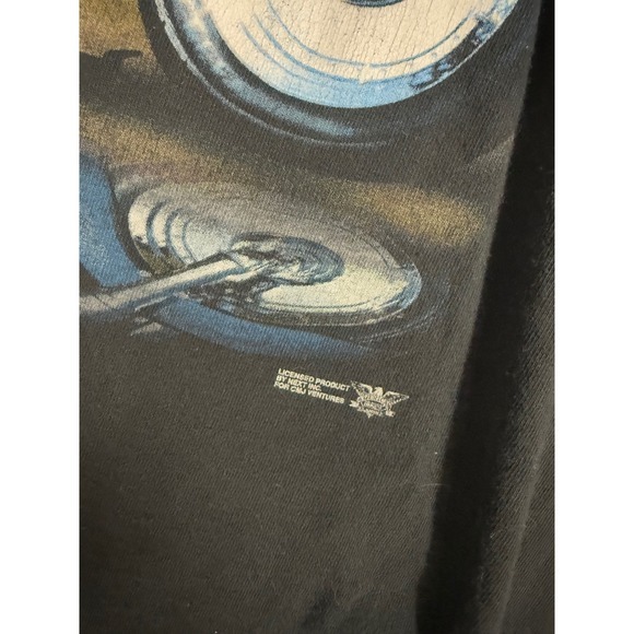 Vintage American‎ Biker Wolf Motorcycle T Shirt 3XL Black Spirit of the Free - Picture 3 of 6